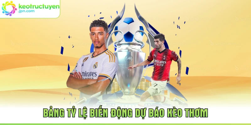 Bảng tỷ lệ biến động dự báo kèo thơm